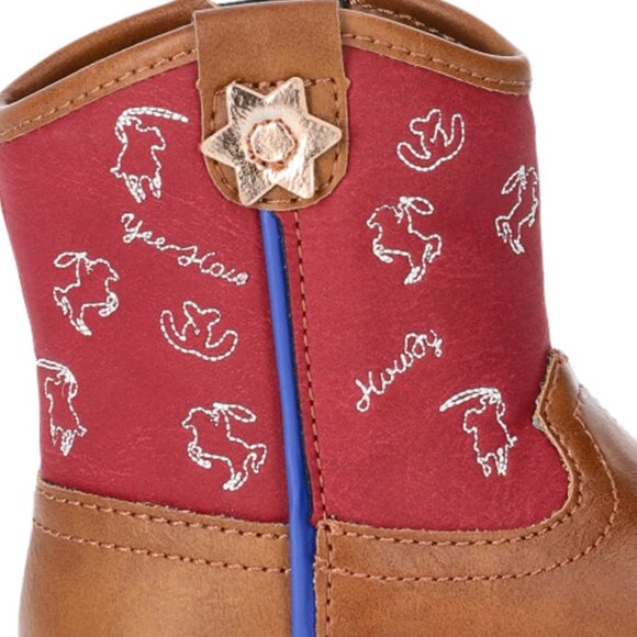 Western Cowboy Boots Baby Boy SIZE 5 NEW - Picture 2 of 6